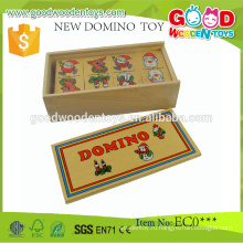Рекламные рождественские подарки в Китае Детские образовательные игрушки Деревянные домино
